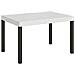 Tavolo Allungabile 90x120/224 Cm Everyday Telaio Antracite - Bianco Frassino - Foto miniatura 1