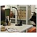 Lampada Da Scrivania A Led Corvus Con Dimmer Metallo Nero - Foto miniatura 1