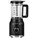Frullatore ARFRUL01 Potenza 1200W Bicchiere in Vetro 1,8L Tritaghiaccio Nero - Foto miniatura 1