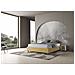 Letto Azelia Sommier 170x200 Rete E Contenitore Ocra - Foto miniatura 5