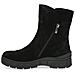 Black Suede Casual Closed Booties Stivaletti Pelle Scarpe Donna Nero Eu 41, 9-26437-41-004 - Foto miniatura 3