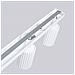 Lampada Da Soffitto Karbon 6l Bianco Sl. 1547 - Minimalista Lampada Da Soffitto Bianco 16.5x117x6.5 Cm - Foto miniatura 4