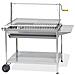 Barbecue Argentino Esclusivo In Acciaio Inossidabile. 100 Cm E 80 Cm - Foto miniatura 1