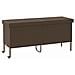 Contenitore da Giardino con Ruote Marrone Polyrattan - Foto miniatura 1