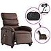 Poltrona Massaggiante Elettrica Marrone In Similpelle - Foto miniatura 5