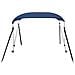 Bimini Di Prua Con Tendalino A 2 Archi Blu Marino 180x130x110cm - Foto miniatura 2