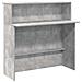 Banco Reception Grigio Cemento 100x50x103,5cm Legno Multistrato - Foto miniatura 1