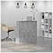 Banco Reception Grigio Cemento 100x50x103,5cm Legno Multistrato - Foto miniatura 3