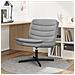 Poltrona Girevole Grigio chiaro Tessuto Standard Ergonomica - Foto miniatura 2