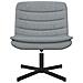 Poltrona Girevole Grigio chiaro Tessuto Standard Ergonomica - Foto miniatura 4
