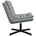 Poltrona Girevole Grigio chiaro Tessuto Standard Ergonomica - Foto miniatura 5