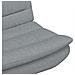 Poltrona Girevole Grigio chiaro Tessuto Standard Ergonomica - Foto miniatura 7