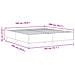 Letto a molle Grigio Scuro 180 x 200 cm Tessuto in Cords - Foto miniatura 8
