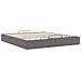 Struttura Letto Pouf senza Materasso 160x200 cm Similpelle - Foto miniatura 9
