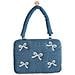 Borsa Per Laptop In Denim Ricamata Compatibile Con Apple Macbook, Custodia Protettiva Per Ipad  13 Pollici - Foto miniatura 1