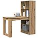 Scrivania con lo scaffale rovere artigianale 122 x 67 x 145 cm - Foto miniatura 3