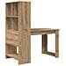 Scrivania con lo scaffale rovere artigianale 122 x 67 x 145 cm - Foto miniatura 6
