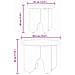 Tavolino da salotto 2 pcs Cera marrone 39.5 x 39.5 x 30 cm - Foto miniatura 9