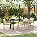 Set da Pranzo per Giardino 5 pcs Beige polyrattan - Foto miniatura 2