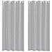 Tende con tende 2 pcs Grigio scuro Poliestere - Foto miniatura 1