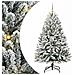 Albero di Natale artificiale con 150 LED Verde e Bianco 150 cm - Foto miniatura 1