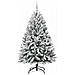 Albero di Natale artificiale con 150 LED Verde e Bianco 150 cm - Foto miniatura 3