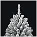 Albero di Natale artificiale con 150 LED Verde e Bianco 150 cm - Foto miniatura 9