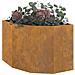 Vaso d'angolo Ruggine 60 x 60 x 50 cm acciaio corten - Foto miniatura 3