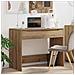 Scrivania Rovere artigianale 100 x 50 x 78 cm Legno multistrato - Foto miniatura 2