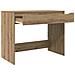Scrivania Rovere artigianale 100 x 50 x 78 cm Legno multistrato - Foto miniatura 5