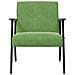 poltrona Verde chiaro 59 x 75 x 78 cm Velluto - Foto miniatura 4