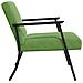 poltrona Verde chiaro 59 x 75 x 78 cm Velluto - Foto miniatura 5