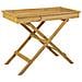 Tavolo In Legno Marrone 95,5x50,5x79,5h - Foto miniatura 1