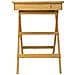 Tavolo In Legno Marrone 95,5x50,5x79,5h - Foto miniatura 3