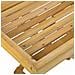 Tavolo In Legno Marrone 95,5x50,5x79,5h - Foto miniatura 7