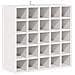 Portabottiglie 2 pcs Bianco 56 x 25 x 56 cm Pino massello - Foto miniatura 5