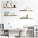 Scaffale da parete con lo scaffale 4 pcs Marrone 80 x 9 x 3 cm - Foto miniatura 4