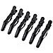 Clip Nere Per La Separazione Dei Capelli Strong Gator 9 Cm 6 Pezzi, - Foto miniatura 1