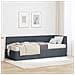 Struttura Letto Angolare con Materasso 2 pcs Grigio Velluto - Foto miniatura 2