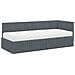 Struttura Letto Angolare con Materasso 2 pcs Grigio Velluto - Foto miniatura 4