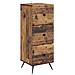 Mobile con Cassetti Legno antico 33 x 34,5 x 90 cm - Foto miniatura 1