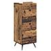 Mobile con Cassetti Legno antico 33 x 34,5 x 90 cm - Foto miniatura 2