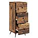 Mobile con Cassetti Legno antico 33 x 34,5 x 90 cm - Foto miniatura 3