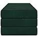 Divano Letto Pieghevole 140 x 67 x 45 cm Verde Scuro - Foto miniatura 4