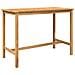 Set Bar da Esterno 7 pcs Naturale Legno di teak solido - Foto miniatura 4