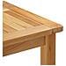 Set Bar da Esterno 7 pcs Naturale Legno di teak solido - Foto miniatura 6