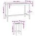 Set Bar da Esterno 7 pcs Naturale Legno di teak solido - Foto miniatura 8