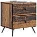 Armadio da Notte con cassetto Legno antico 43 x 34,5 x 47,5 cm - Foto miniatura 2