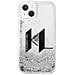 Custodia Liquid Glitter Argento Per Iphone 14 Di Karl Lagerfeld - Foto miniatura 2