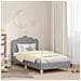 Struttura letto bambini con testata Grigio Chiaro 80 x 160 cm - Foto miniatura 2